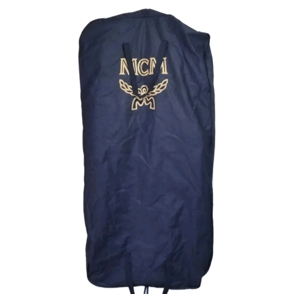 MCM Allover Cubic Monogram Logo Bomber Jacket /Black & Yellow Mens XXL - Picture 9 of 9